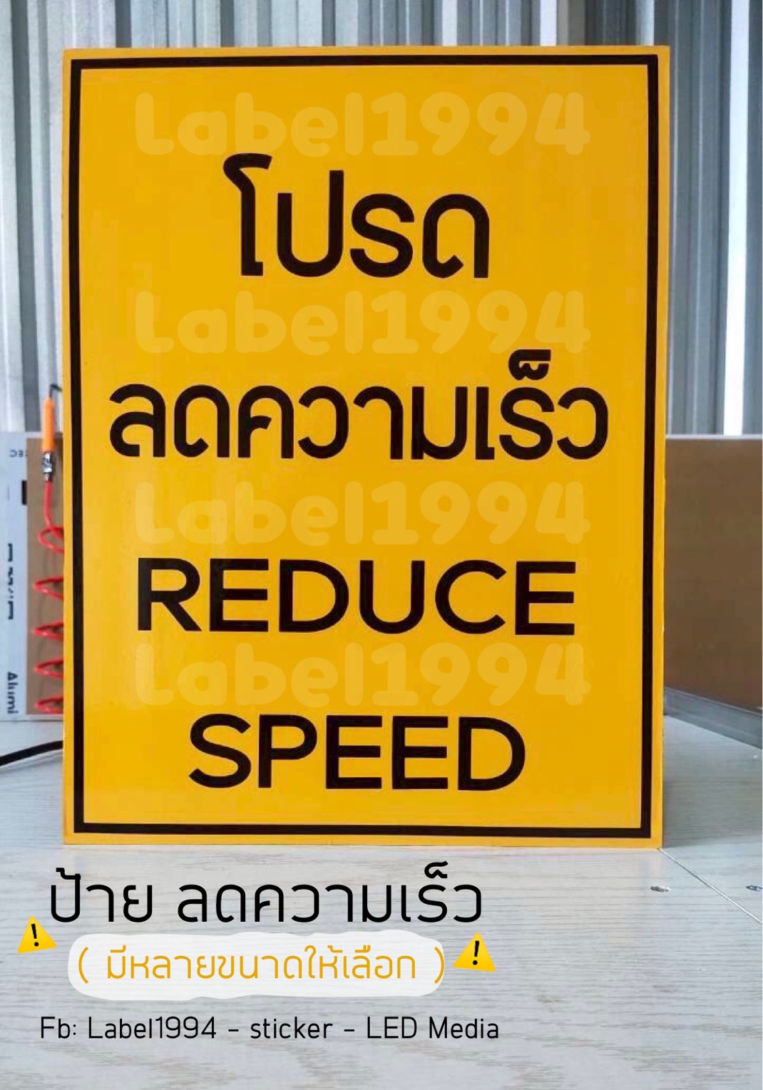 ป้ายตัวอย่างป้ายสำนักงาน ป้ายสำหรับติดตั้้งภายในหมู่บ้าน